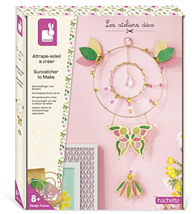 Janod - Attrape-Soleil à Créer et à Suspendre - Les Ateliers Déco - Kit Loisir Créatif Enfant - Motricité Fine et Concentration - Dès 8 Ans, J07739