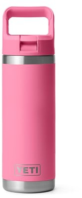 Yeti Rambler 18 Oz Straw Bottle Harbor Pink