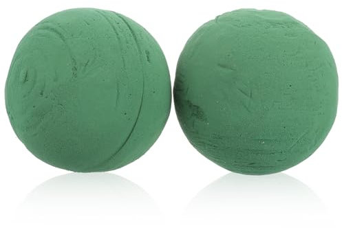 ABOOFAN Espuma Floral Redonda 2 Uds. Esferas De Espuma Floral Húmeda Kit De Arreglo De Flores DIY Espuma Húmeda Redonda Verde Decoración De Fiesta De Flores para Pasillo De Boda