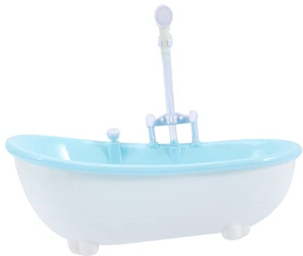 WOONEKY Spielzeug für Sprühwannen Babys Puppen Badewanne Trinken Babywanne Badespielzeug für Babys der Mondgeburtstagsdekorationsjunge Elektrische Puppenbadewanne Plastik Sky-Blue
