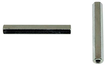 SN-TEC Distanzmutter/Langmutter/Distanzbolzen 6-kant M6 x 60mm verzinkt (10 Stück)