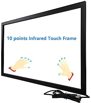 Deyowo 80 tum Infraröd pekskärmsram, IR pekskärm överläggning, pekskärm panel, gratis drivrutin för interaktiv whiteboard, touch LCD-skärm TV