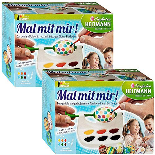 Heitmann Eierfarben Malermeister - 2x Ostereier-Malmaschine
