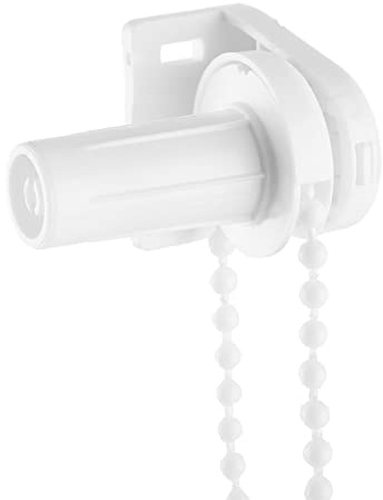 Oumefar Rullfäste vit 17 mm rullkonsol rullmontering 89 x 2 cm för standardrullgardiner