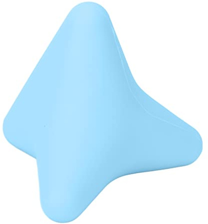 Sfera da Massaggio in Silicone, Punto di Innesco Spingitore Massaggiatore Sollievo Dal Dolore Muscolo della Mano Rilassamento Fascia Sfera Massaggio Manuale Esercizio Palla Terapeutica per Dolori(blu)