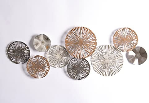 Wackadoo Wanddekoration Nature aus Metall Wanddeko Wohnzimmer, Wanddeko Metall, 3D Metallbilder, Wohnzimmer Wanddeko, Metall deko wand,