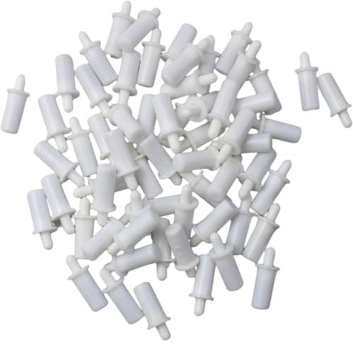 OZXNO 40pcs Shutter Repair Pins White Spring Loaded Plantation Shutter Replacement Maintenance Pins Blind Service Tools