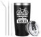 Livole Fahrrad Geschenke, Geschenke Weihnachtsgeschenke für Radfahrer, Fahrradfahrer, Männer, Papa, Ihn - Man erlebt mich selten radlos - Lustige Geschenk Mann, 600ml Kaffee Becher, 20oz Thermobecher