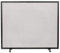 Suinga Salvachispas de Chimenea 1 Panel 60x50 cm, Rejilla Metálica Protectora contra Chispas, Pantalla de Seguridad para Chimeneas, Negro