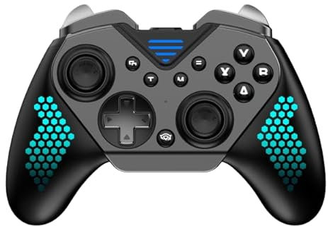 NYXI Flexi Manettes PC Switch - Manette de jeu à effet Hall, Déclencheurs à effet Hall, D-pad et joystick gauche interchangeables, Turbo/Vibration réglable, pour PC/Switch/iOS/Android