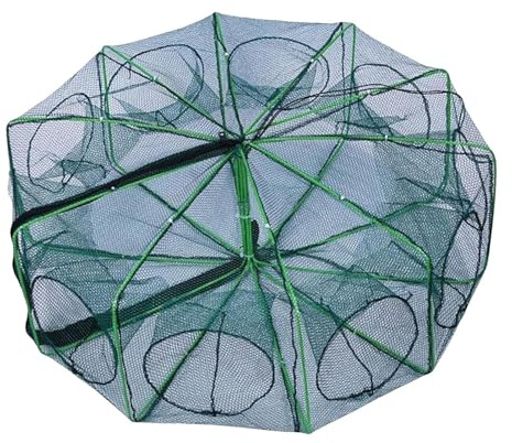 Trampa para Peces | Trampa Plegable para Peces | Trampa para Peces portátil para Agua Salada, Estanque, Lago y Camping