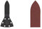 Bosch Professional Schleifzunge flach (für Dreieckschleifer) & Professional 6tlg. Schleifblatt-Set für Dreieckschleifer Holz und Farbe (32 mm, Körnung 60/120/240, C430)