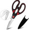 CHANSHIN Heavy Duty Kitchen Scissors - Sharp Multi-Purpose Shears for Chicken, Fish, Meat, Vegetable, BBQ, Flower, Nut
