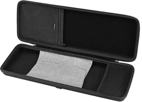 Linkidea Hard Travel Keyboard Case for Compact 60% Keyboard and Mouse, 61 Keys Carrying Protective Storage Box Bag, Compatible with Razer Huntsman Mini 60%, HyperX Alloy Origins 60