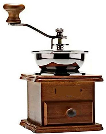 Handkaffekvarn, Kvarn För Spannmål Kaffe Handkvarn Mini Retro Bean Kryddörter Trä Kafferedskap Handkaffekvarn Snabb Slipning Bärbar