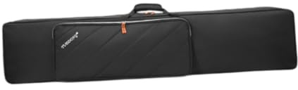 Dickly Bolsa de transporte para teclado de, multifunción, portátil, a prueba de golpes, para instrumentos de piano, estuche para piano eléctrico, 132cm