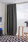 JOTEX Shadow Verdunkelungsvorhang mit Multifunktionsband (1er-Pack), Blaugrau Gardine, 140 x 250 cm
