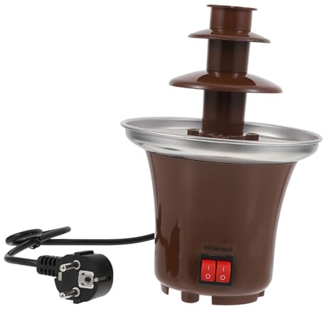 ZUNOXAZ Fontana Cioccolato Elettrica Strati Inossidabile Macchina Fonduta Facile da Montare Feste e Riunioni