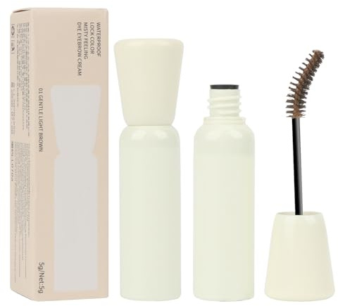 MOTIBACK Teinture pour sourcils et cils - Mascara professionnel pour sourcils avec tenue de 16 heures - Pour sourcils teintés et plus pleins - Marron clair