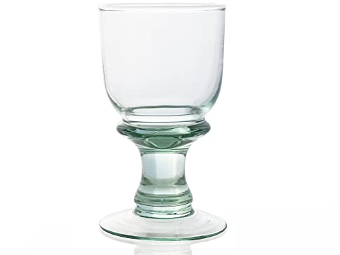 Grehom Recycled Glass Wine Glasses (Set of 4) - Copa (Small); 200 ml Stemware