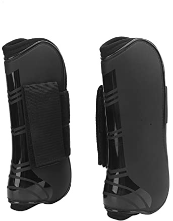 Cyrank Guêtres de Tendon de Cheval, Bottes de Protection de Sabot de Cheval à l'avant Ouvert pour la Protection de Saut Absorbant Les Chocs(#2)