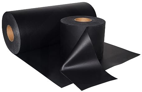 EPDM Mauersperrbahn | Sperrfolie zur Bauwerksabdichtung, Fassadenschutz & Abdichtung von Fenster- & Türelementen | 1,1mm x 20m in verschiedenen Breiten (500mm Breite)