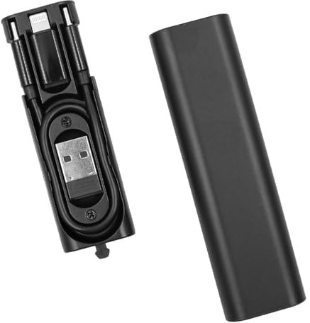 ANCLLO Kit adattatore USB multifunzionale per cavo USB con cavo USB-C + convertitore di cavo USB tipo A + scatola di archiviazione per trasferimento dati per ricarica da viaggio