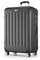 MERISH Reisekoffer Koffer Kofferset Trolleys Zwillingsrollen 3tlg. Hartschale in 9 Farben (Anthrazit, XL)