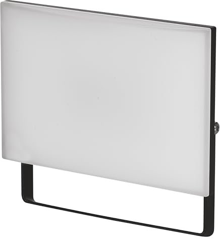 EMOS - LED-Strahler Tambo - ultradünnes Aluminium Flutlicht - wasserdicht - neutralweiß (4000 K) - 3000 lm - 30 W - Lebensdauer 25 000 Std. - Abstrahlwinkel 120° - für Außenbereich - schwarz