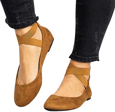 EQWIGKEIT Ballerines d'été médiévales pour femme, chaussures de danse, douces, légères, antidérapantes, sportives, plates, élégantes, à enfiler, chaussures de costume traditionnel