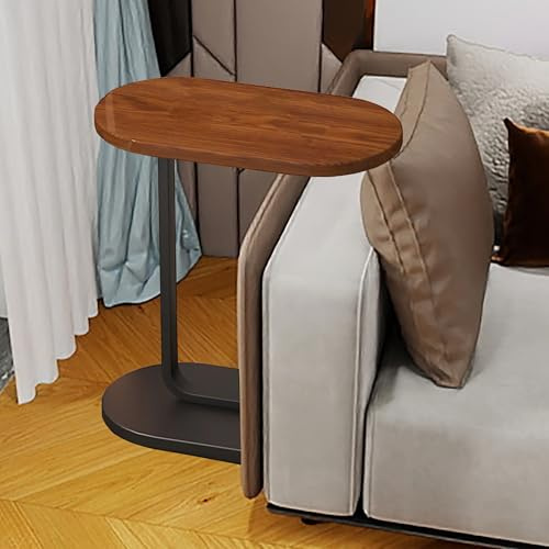 Kronmutou Side Table, End Table for Living Room, Bedroom (Brown)