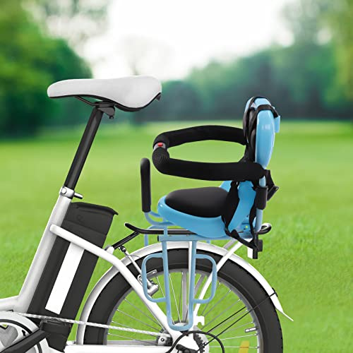 GramStudio Siège de vélo arrière pour enfant avec ceinture de sécurité pour enfants de 6 mois à 6 ans, design amovible, convient à la plupart des vélos