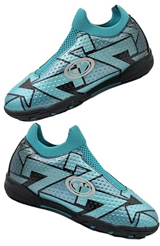 Optimum Aztec Astro Turf Football Trainers, Laceless Pull-On Fit | Laceless Design, Low-Profile Grip Sole, Textured Upper