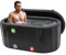 Bañera inflable, baño de hielo ovalado premium con bolsa de transporte, bomba inflable, barril de hielo aislado para interior y exterior, terapia de frío para atletas, baño de hielo frío para el hogar