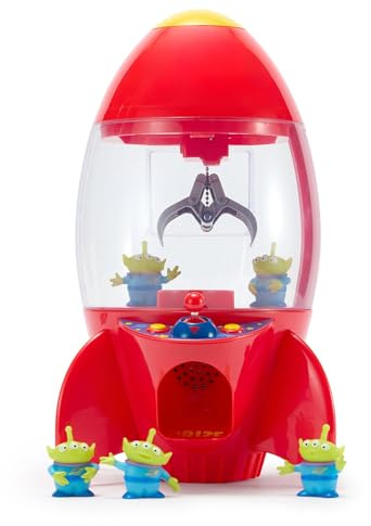 Disney Store Official Toy Story Alien Crane Game with Sound - Rocket Ship Claw Machine That Includes 10 Little Green Men - Inspired by Disney & Pixar's Toy Story Films - Perfect for Kids Toys