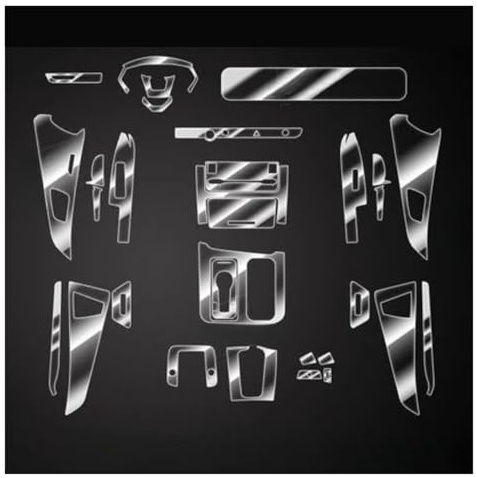 Navigation Cockpit Skyddsfilm För Kia För Carnival För Sedona KA4 2023-2021 Gear Panel Navigation Bilinteriör Skärmskyddsfilm TPU Anti-Scratch Sticker Protect