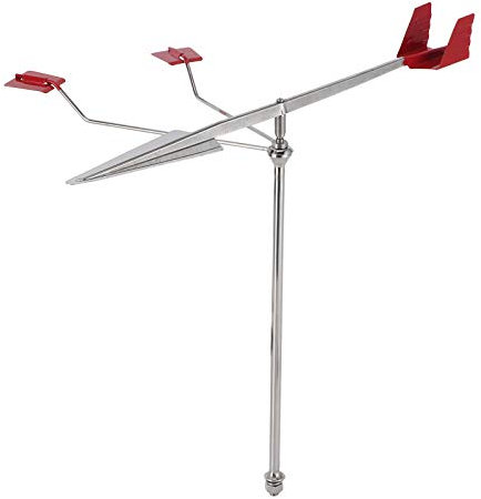 Veleta Meteorológica de Acero Inoxidable 304, Veleta Marina, Indicador de Dirección del Viento, Accesorio para Velero