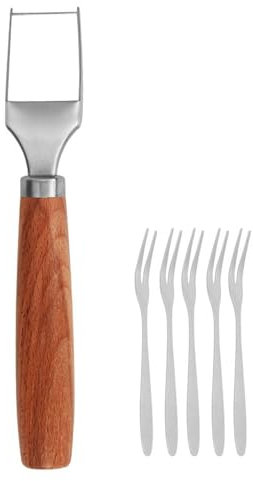 Mimoqk Rebanadora de sandía, Cuber de sandía | Cortador de molino de sandía con 5 tenedores de grado alimenticio,Herramienta ergonómica de cortadora de frutas de molino de viento de grado alimenticio