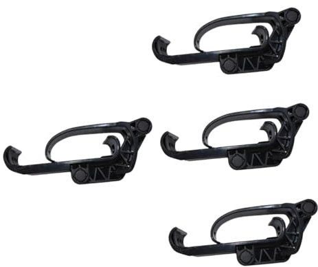 OSALADI 4 Stück Halterung Regal Für Spielkonsolen Verstellbarer Handgriff Verstellbarer Ständer Gamepad-zubehör Gamepad-rack Spielkonsole Für Gamepad Gaming-zubehör Abs Black