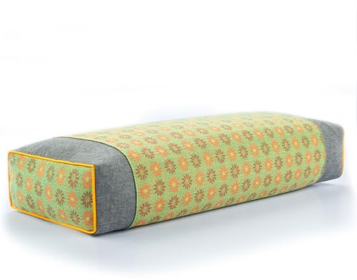 EDMILE Cuscini in grano saraceno per dormire, supporto ergonomico per alleviare il dolore al collo, altezza e rigidità regolabili, federa lavabile in lavatrice, supporto per il collo solido per