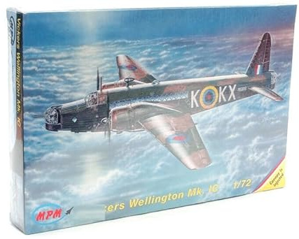 Generico KIT DI MONTAGGIO IN PLASTICA AEREO MILITARE 1/72 -Viickers- Wellington Mk -MPM- 72099