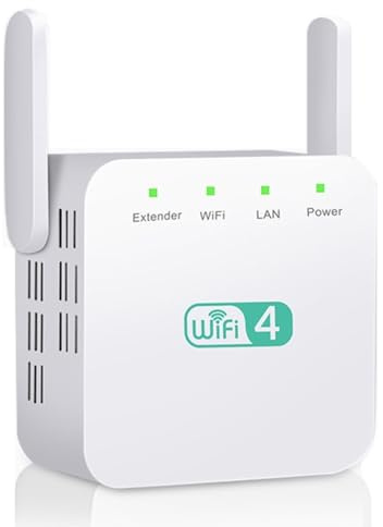 2026 New WiFi Extender/Repeater，Covers Up to 4500 Sq.ft and 60 Devices, Internet Booster - with Ethernet Port, Quick Setup, Home Wireless Signal Booster