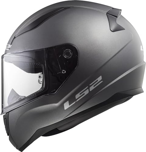 LS2, Casco Moto Integrale RAPID SOLID Matt Titanium, XS