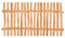 BooGardi Zaunelement Haselnuss · 144 Größen · 90 x 180 cm (5-6 cm) · Staketenzaun Bausatz für Lattenzaun/Bretterzaun · Gartenzaun Holzzaun