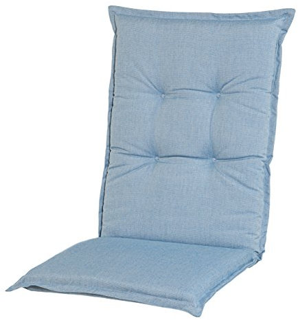 Adlatus-Kühnemuth - Gartenstuhlauflage - Polsterauflage - Sitzauflage - Classic Dessin 104, Farbe: helles Blau(Niedriglehner Auflage 96 x 50 cm)