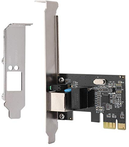 Adaptador de Red Gigabit Ethernet PCI-E Nic 10/100 / 1000Mbps Transmisión rápida de Datos RTL8111F Tarjeta de Red PCI Express PCI-E Ethernet con Interfaz PCI-Express1-Lane (x1).