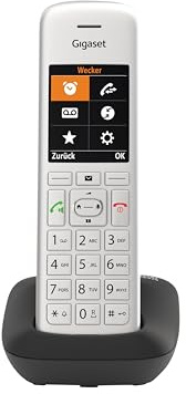 Gigaset CE575 DECT Mobilteil Silber-Schwarz mit Anrufer-ID