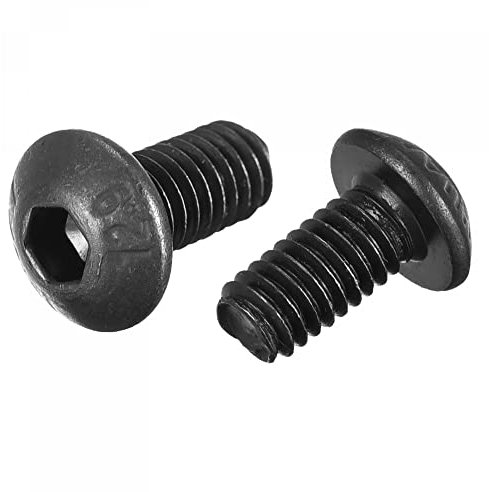 sourcing map 50 Stk. Innensechskantbolzen Innensechskantschrauben Legierter Stahl M4x8mm