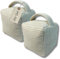 Türstopper sack 1,6KG | Türstopper mit Griff aus Cord | Türstopper beige | Türstopper | Türstopper schwer | Türstopper Modern | Türstopper Boden sack | türstopper sack 2er Set