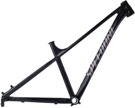 ZECHAO Mountainbike Rahmen 27,5/29ER, 15''/17''/19'' Aluminiumlegierung Steckachse 12x148mm Interne Verkabelung Hardtail MTB Fahrradrahmen(Black,29IN-S)